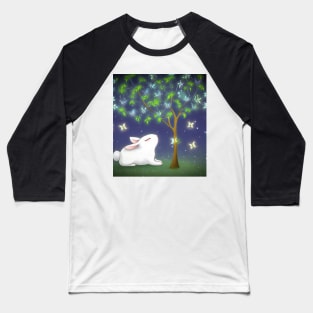 bunny night Baseball T-Shirt